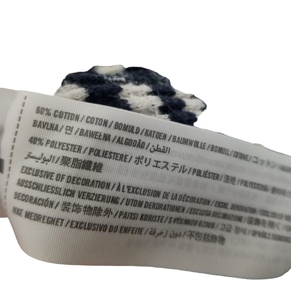 Abercrombie & Fitch Mens M Blue/White Striped Long Sleeve Muscle Thermal T Shirt - Picture 7 of 8